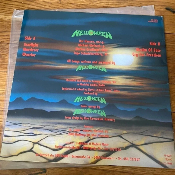 Helloween self titled vinyl - Picture 3 of 4